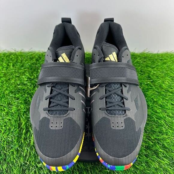 Adidas Adipower Weightlifting 3 Men Size 10 Black Color Sole Shoes IF0534 NEW - Picture 3 of 10